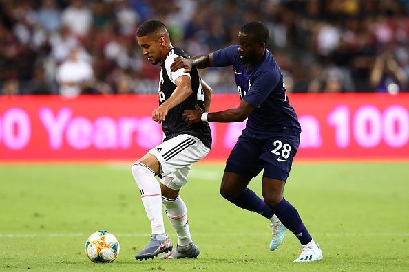 Tanguy Ndombele(R) had an impressive debut