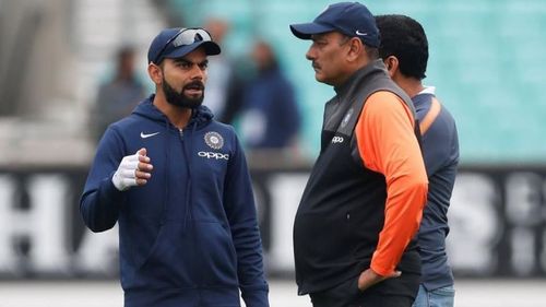 Virat Kohli and Ravi Shastri