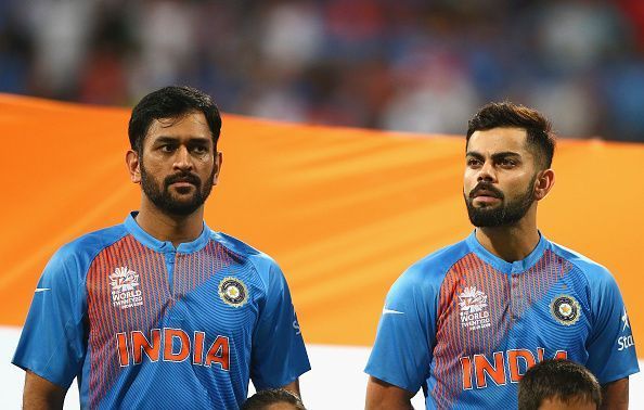 MS Dhoni and Virat Kohli