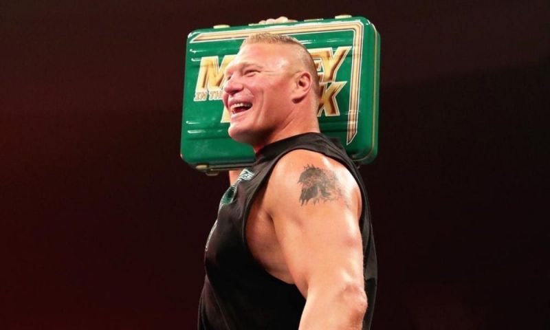 Brock Lesnar is the current men's Money in the Bank briefcase holder