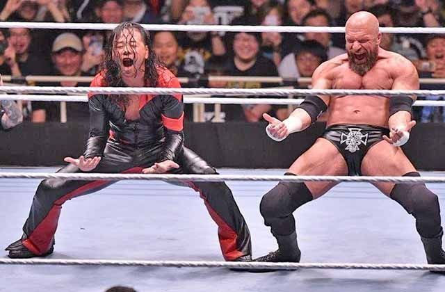 Despite being a heel in the USA, Shinsuke Nakamura received a hero&#039;s welcome in Japan this year, and even teamed up with Triple H.