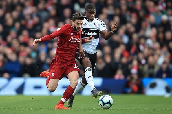 Adam Lallana was the standout player in the first half