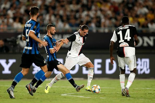 Adrien Rabiot stood his ground in midfield against Inter