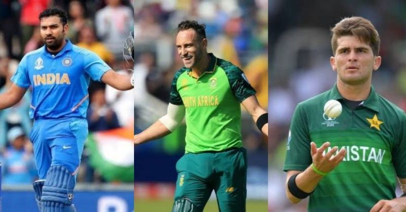 Rohit Sharma, Faf du Plessis and Shaheen Shah Afridi shone the brightest in this week