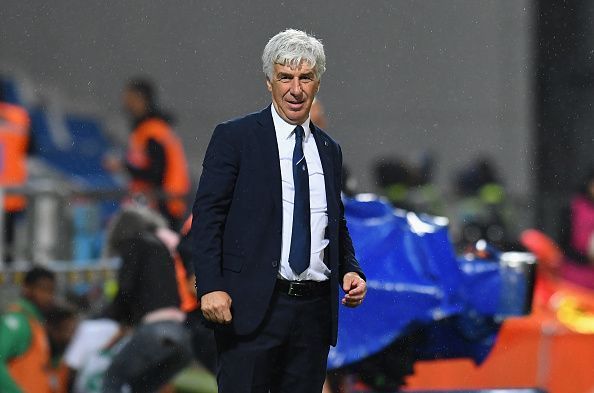 Atalanta coach Gian Piero Gasperini