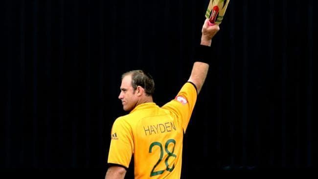 Matthew Hayden and Australia dominated the tournament in the Carribean