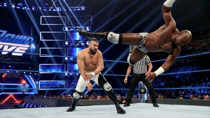 Apollo Crews was jumped on his way to the ring to face Andrade on SmackDown Live