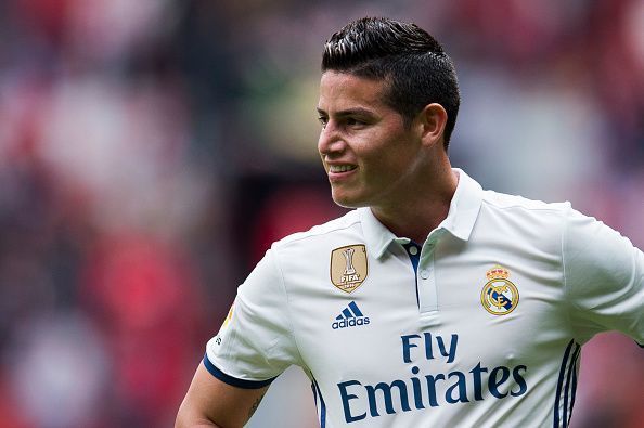 James Rodriguez had worked together with Ronaldo at Real Madrid