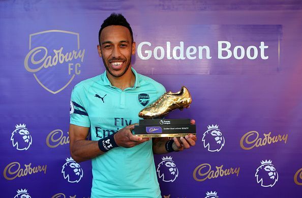 Auba was the joint winner of the Golden Boot last term