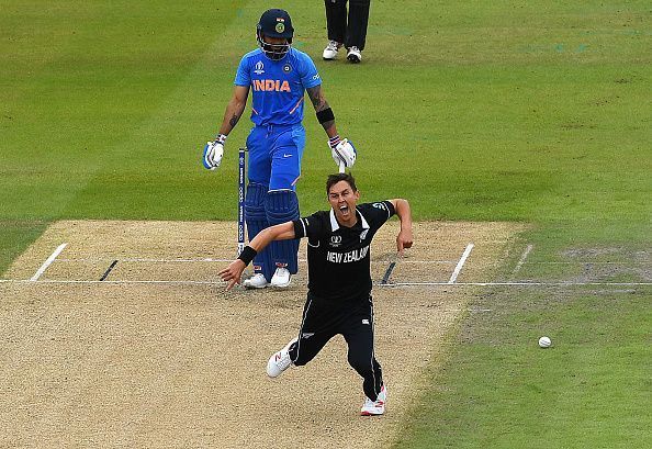 Trent Boult was in fine form against India