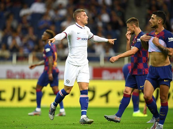 Ross Barkley at the Barcelona v Chelsea - Preseason Friendly