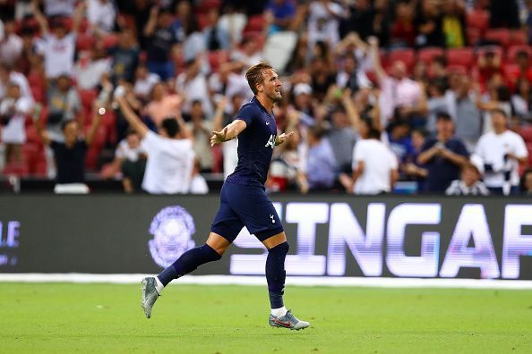 Harry Kane was one of the five men who won the game for Tottenham
