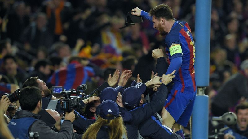 Barcelona vs PSG: Champions League Round-of-16. Despite Neymar's efforts, it was this picture that made the headlines