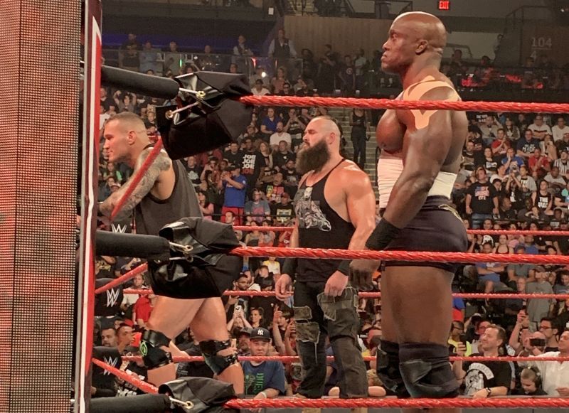 Randy Orton, Braun Strowman and Bobby Lashley