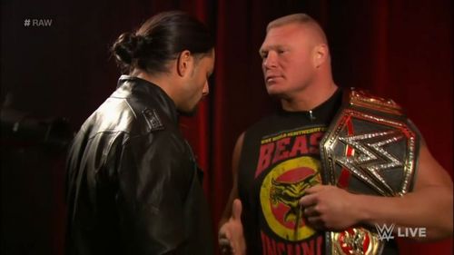 Reigns and Lesnar