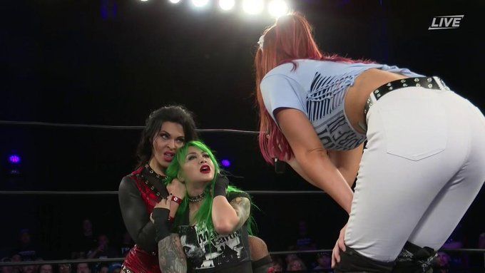 Brandi Lauren had a trump card for Shotzi Blackheart