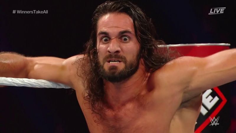 Seth Rollins displaying what the WWE Universe is feeling at the moment