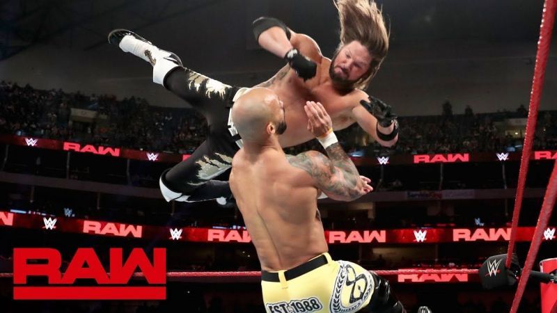 AJ Styles and Ricochet have faced off in the main event of Monday Night Raw twice now.