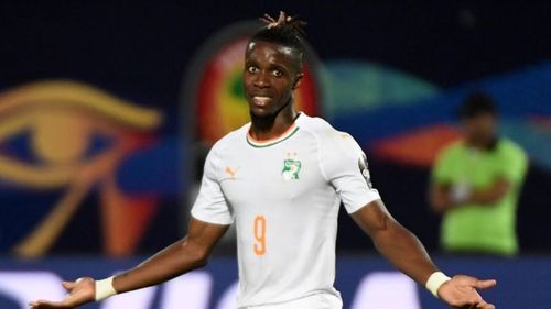 Wilfried Zaha scored in Ivory Coast's last game against Namibia.