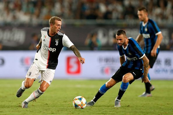 Bernardeschi (L) was lively on the field