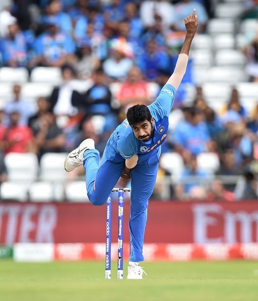 Jasprit Bumrah in action