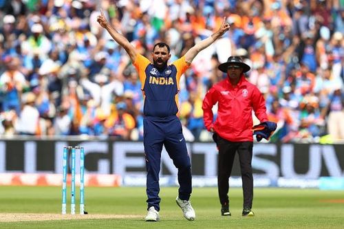 Mohammed Shami took five wickets in Birmingham