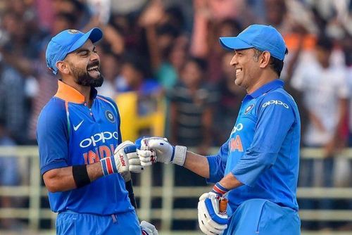 Virat Kohli and MS Dhoni