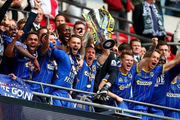 AFC Wimbledon win promotion to League One