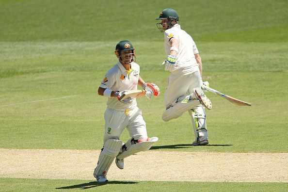 Australia are bolstered by the return of David Warner (left) and Steven Smith