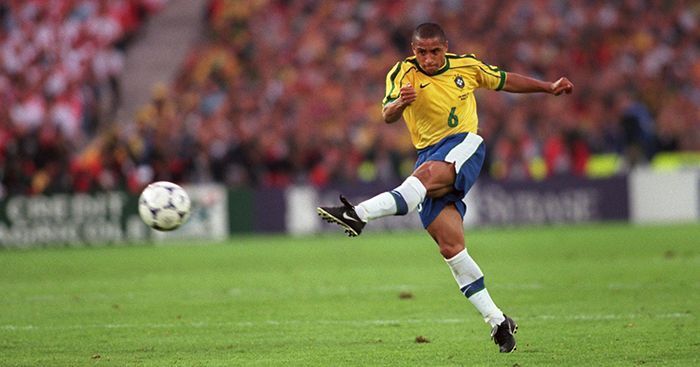 The first genuine superstar left back-Roberto Carlos