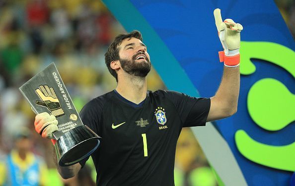 Alisson Becker won a Copa America with Brazil