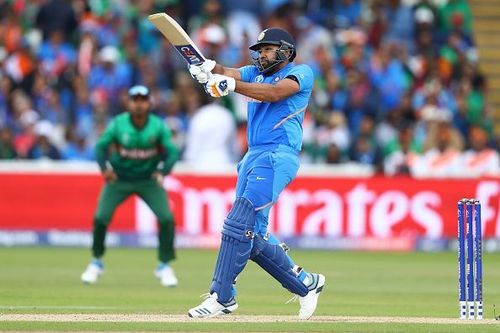 India have benefited from Rohit Sharma's excellent form.