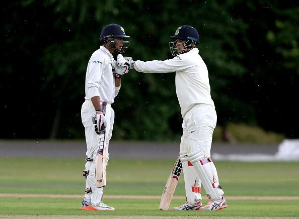 Parag (right) became the youngest player in IPL history to score a fifty ( Image courtesy: Getty Images )