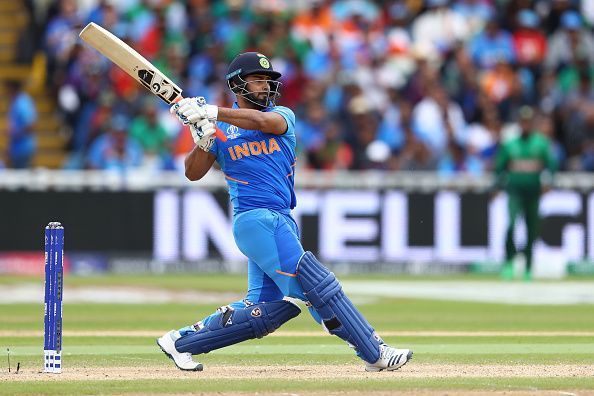 Rishabh Pant played some of his trademark IPL shots against Bangladesh