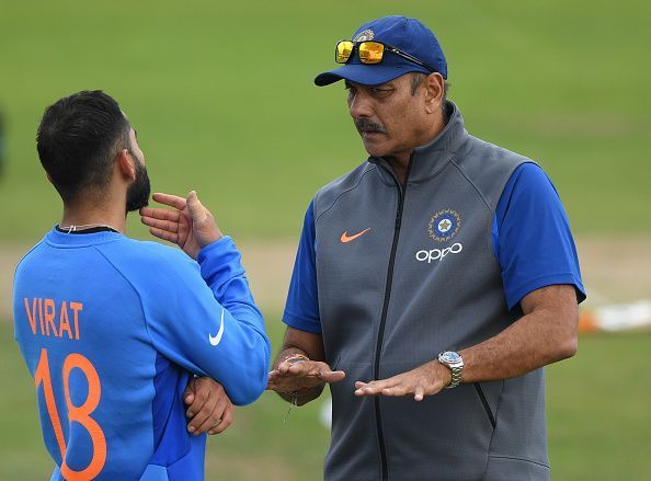 Virat Kohli with Ravi Shastri