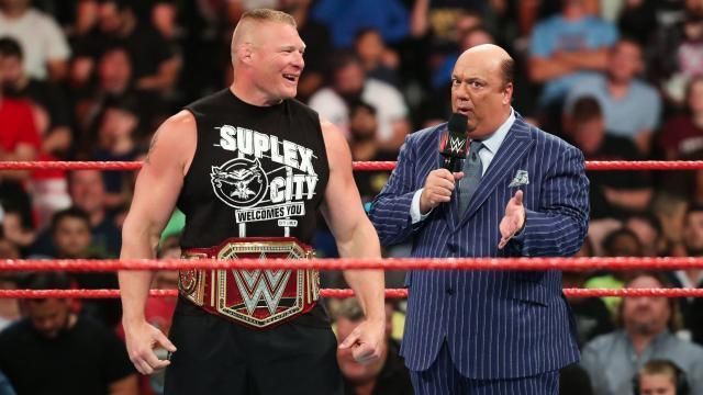 Brock Lesnar and Paul Heyman