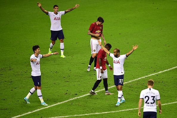 Lucas Moura levelled the score in the second half