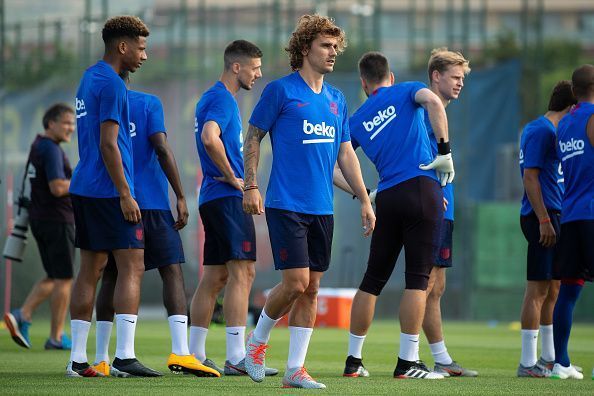 FC Barcelona Pre-Season Training Session