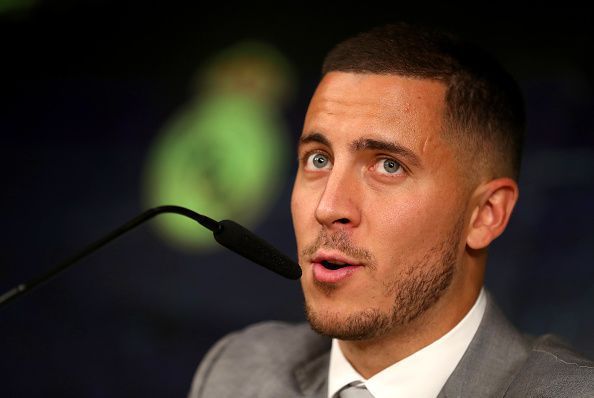 Real Madrid Unveil New Signing Eden Hazard