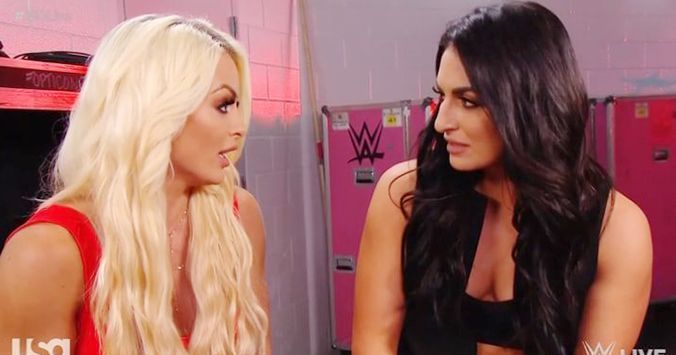 Mandy Rose and Sonya Deville perform for WWE&#039;s SmackDown Live brand