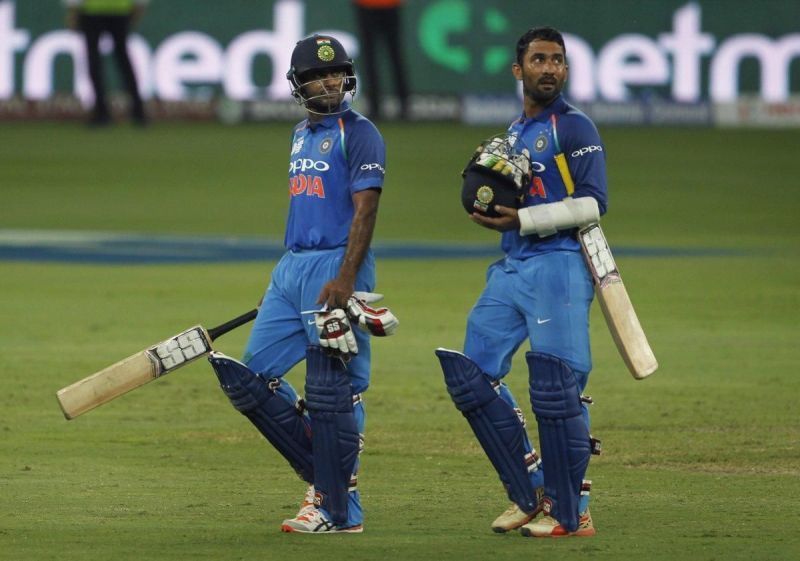 Ambati Rayudu and Dinesh Karthik