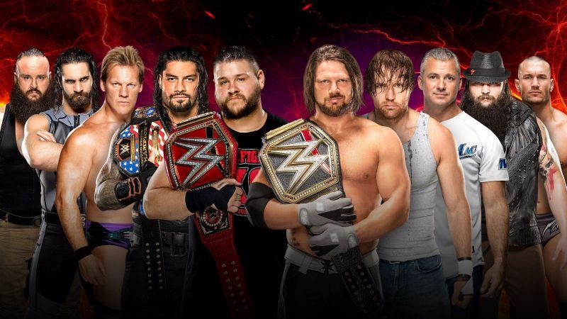 Team Raw vs Team SmackDown LIVE in a 5-on-5 Traditional Survivor Series Men&acirc;s Elimination Match