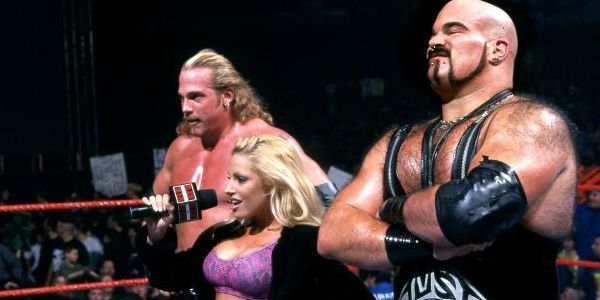 Albert, Test, and Trish Stratus