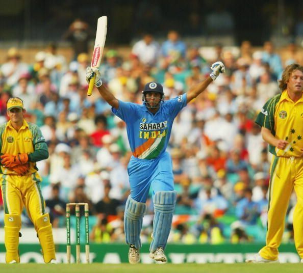 VVS Laxman en route a century against Australia in 2004