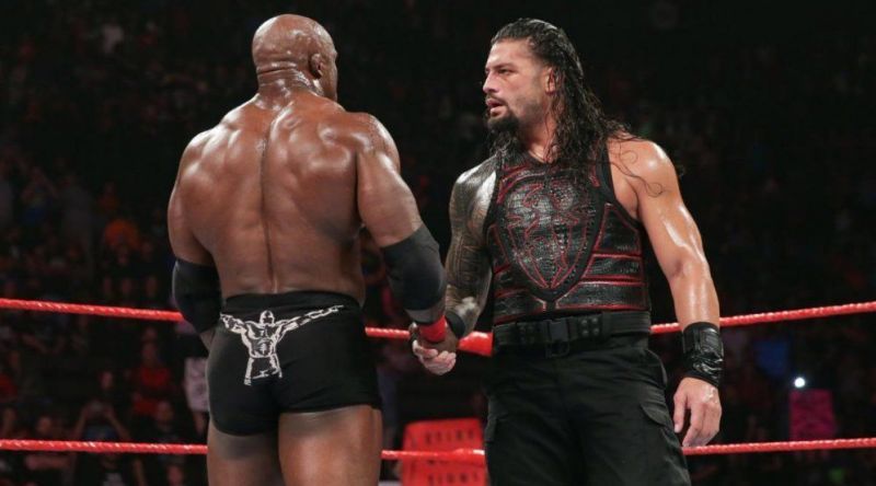 Roman Reigns and Bobby Lashley battled last year.