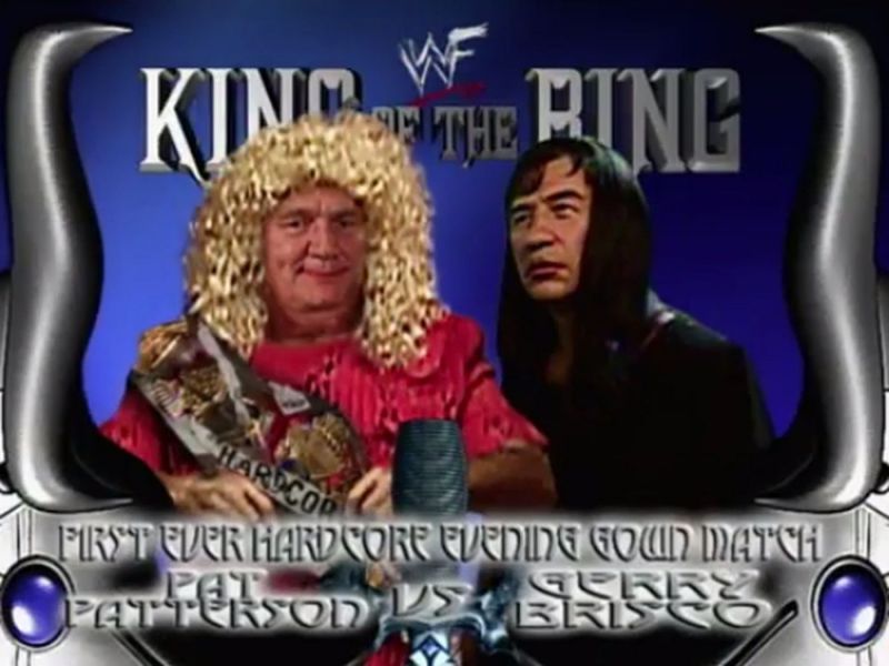 Pat Patterson defended the Hardcore Title versus the man he won it from at King of the Ring 2000