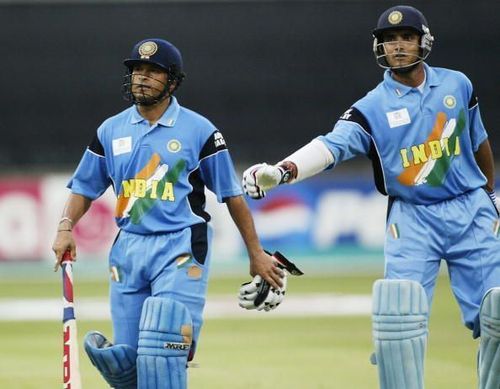 Sachin Tendulkar and Sourav Ganguly