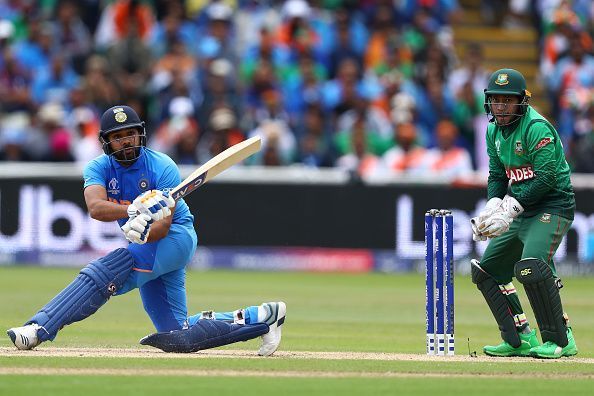 Rohit Sharma scored a century against Bangladesh