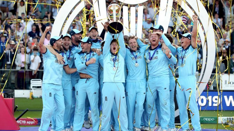 England lifted their maiden World Cup trophy after beating New Zealand in the finals