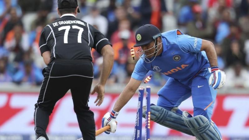 Dhoni got run out during the crucial stage against New Zeland in the Semifinals
